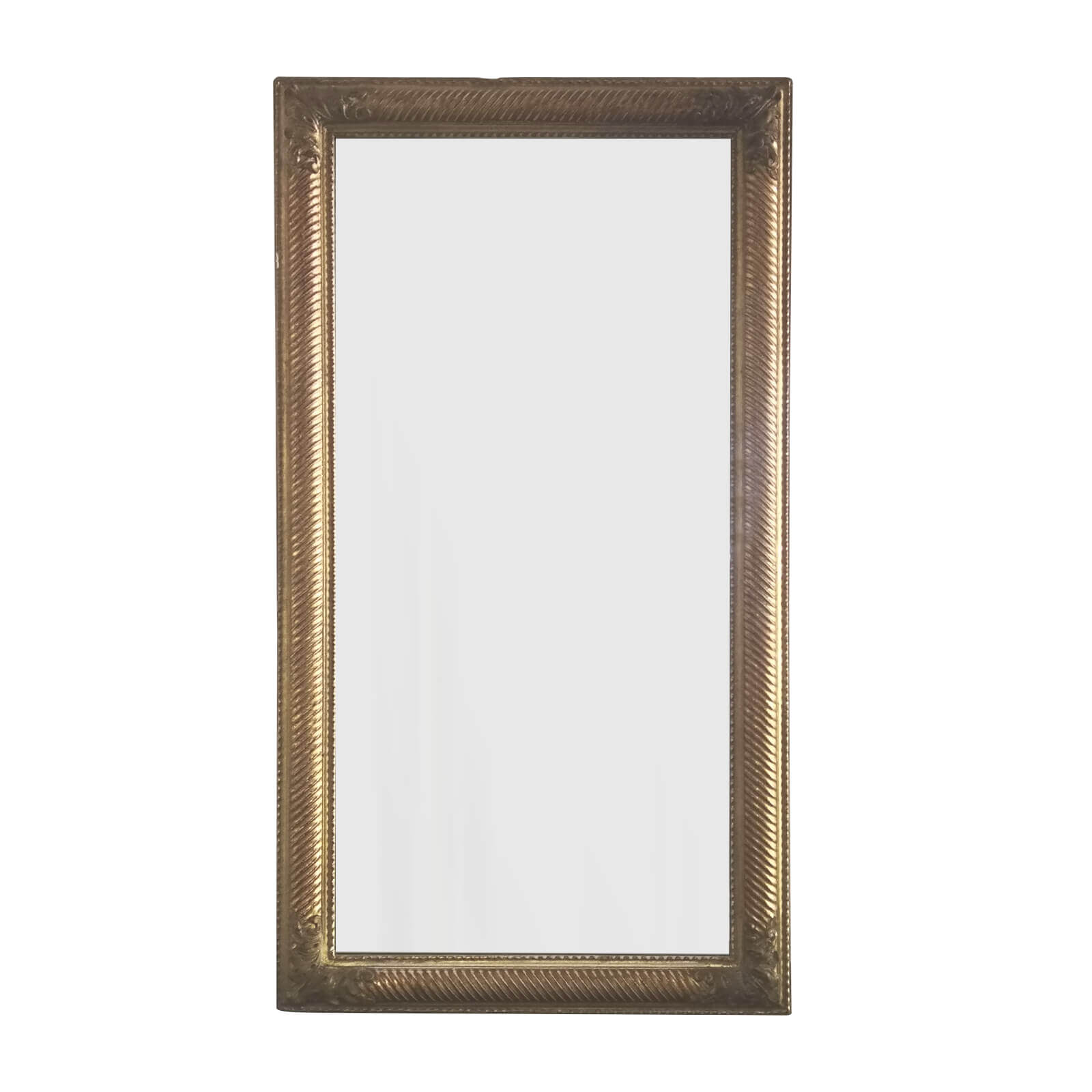 Mirror with Gold Frame