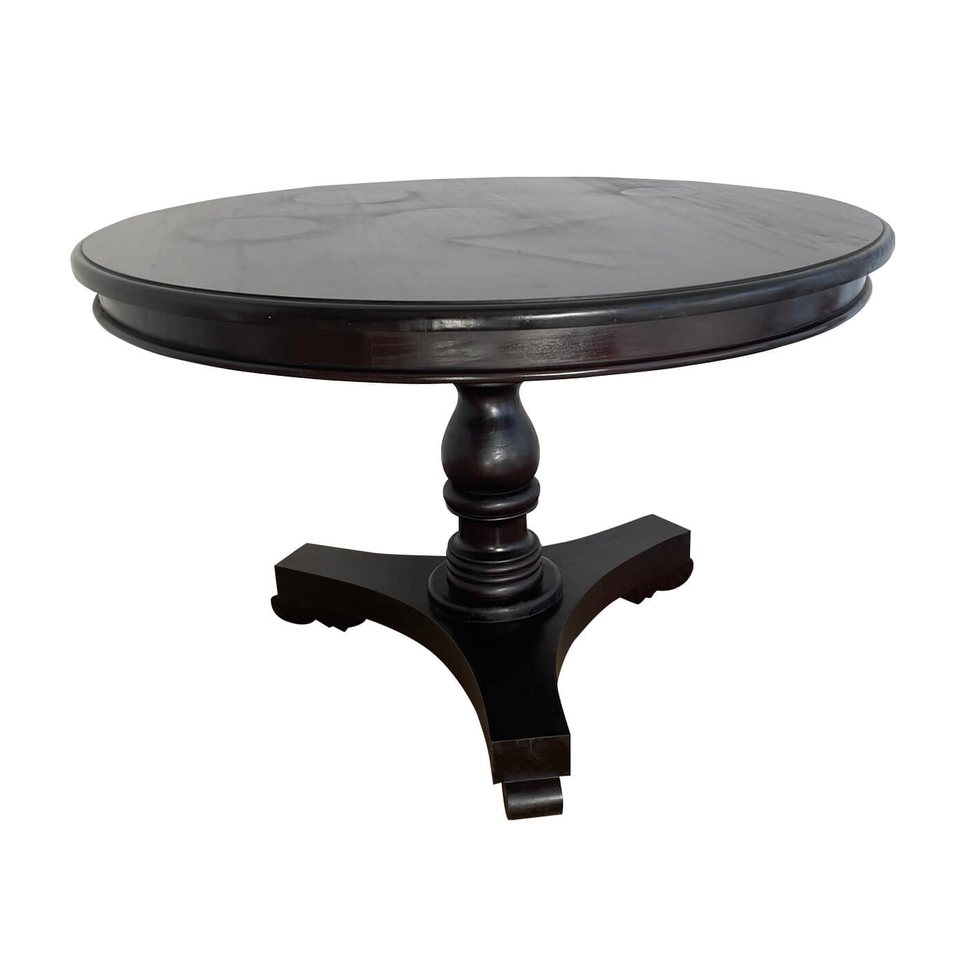 Mahogany round table