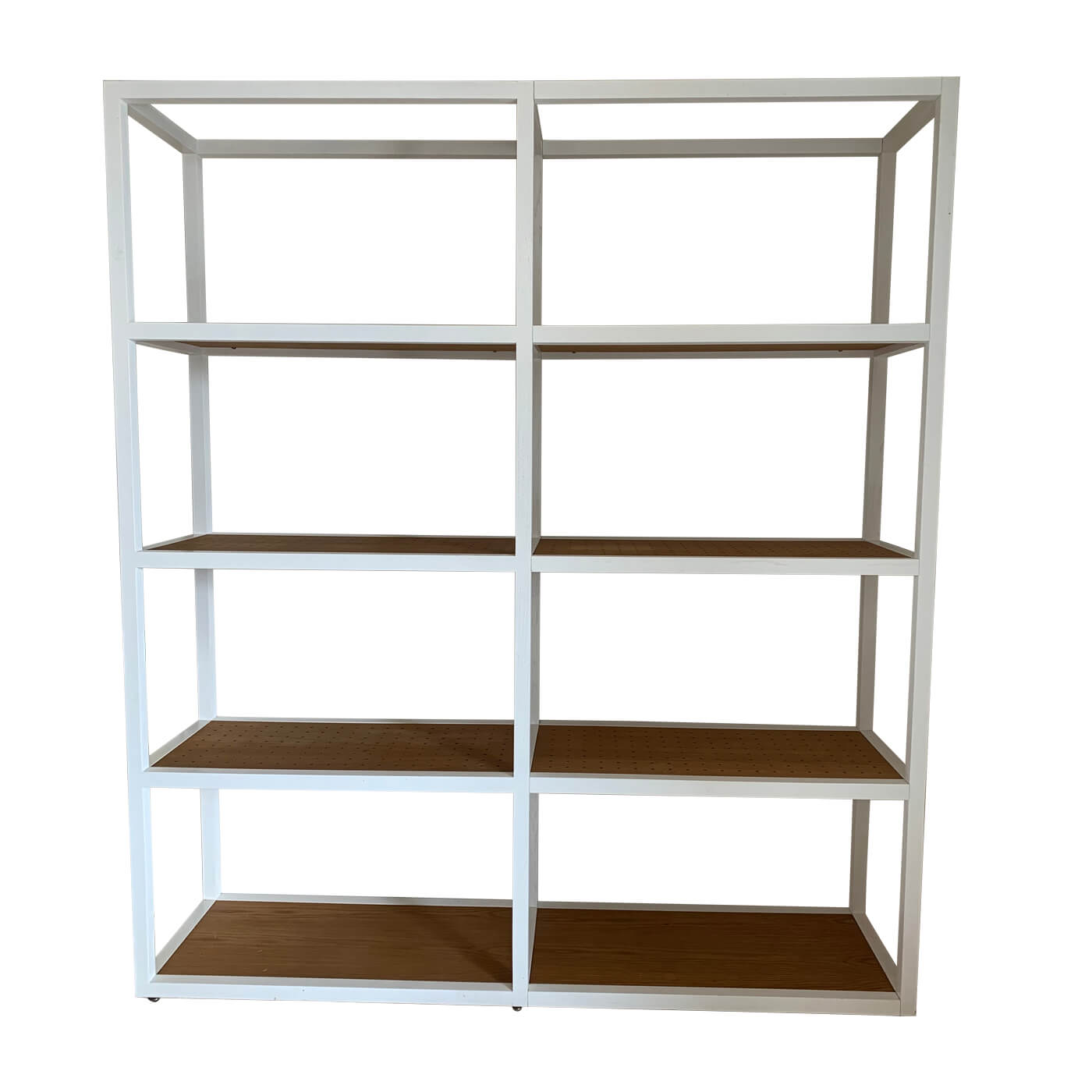 American oak shelving unit