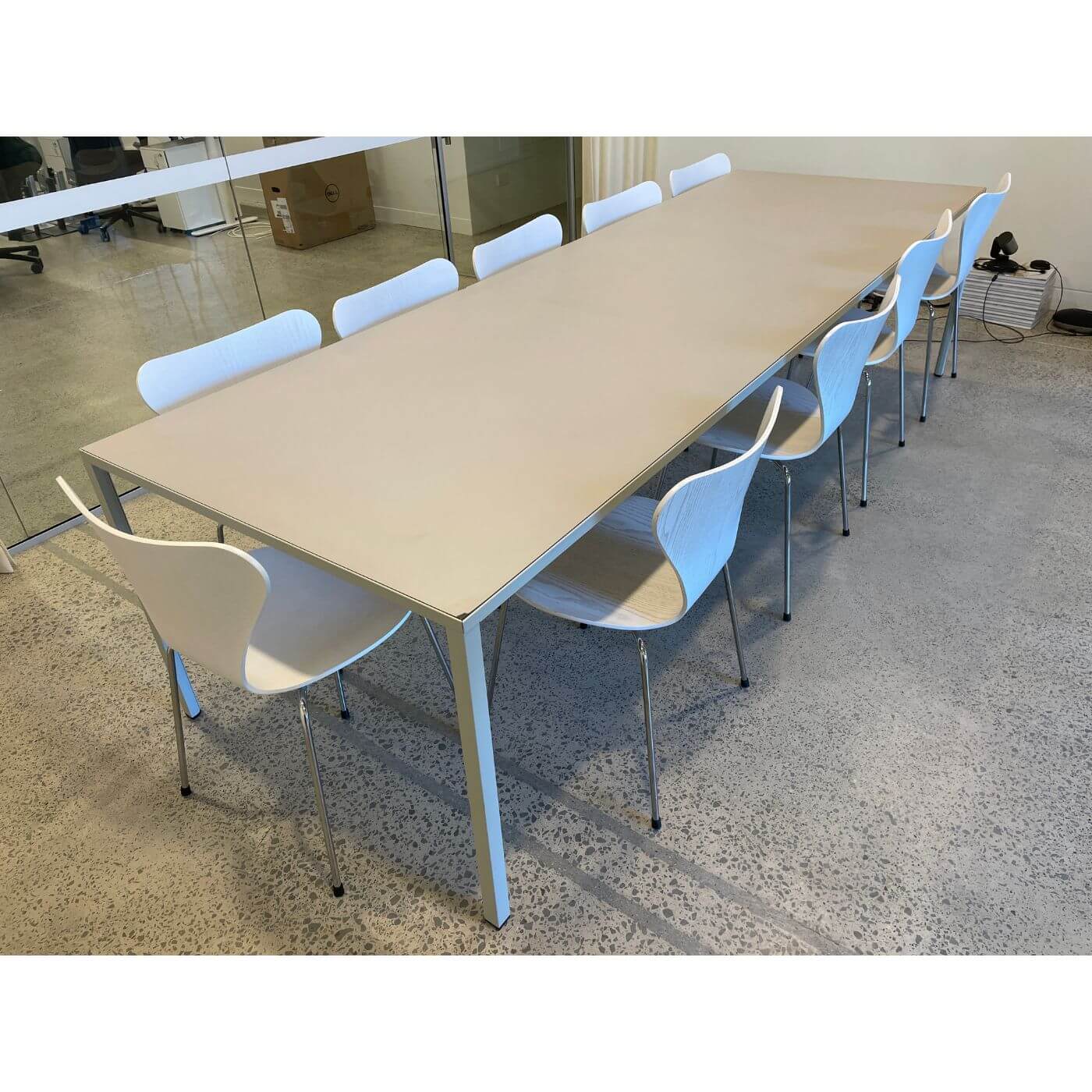 HAY New Order Table, light grey