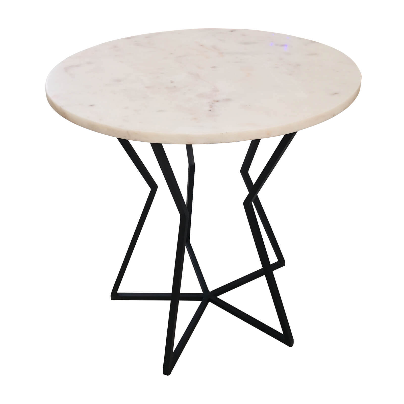 Marble topped side table