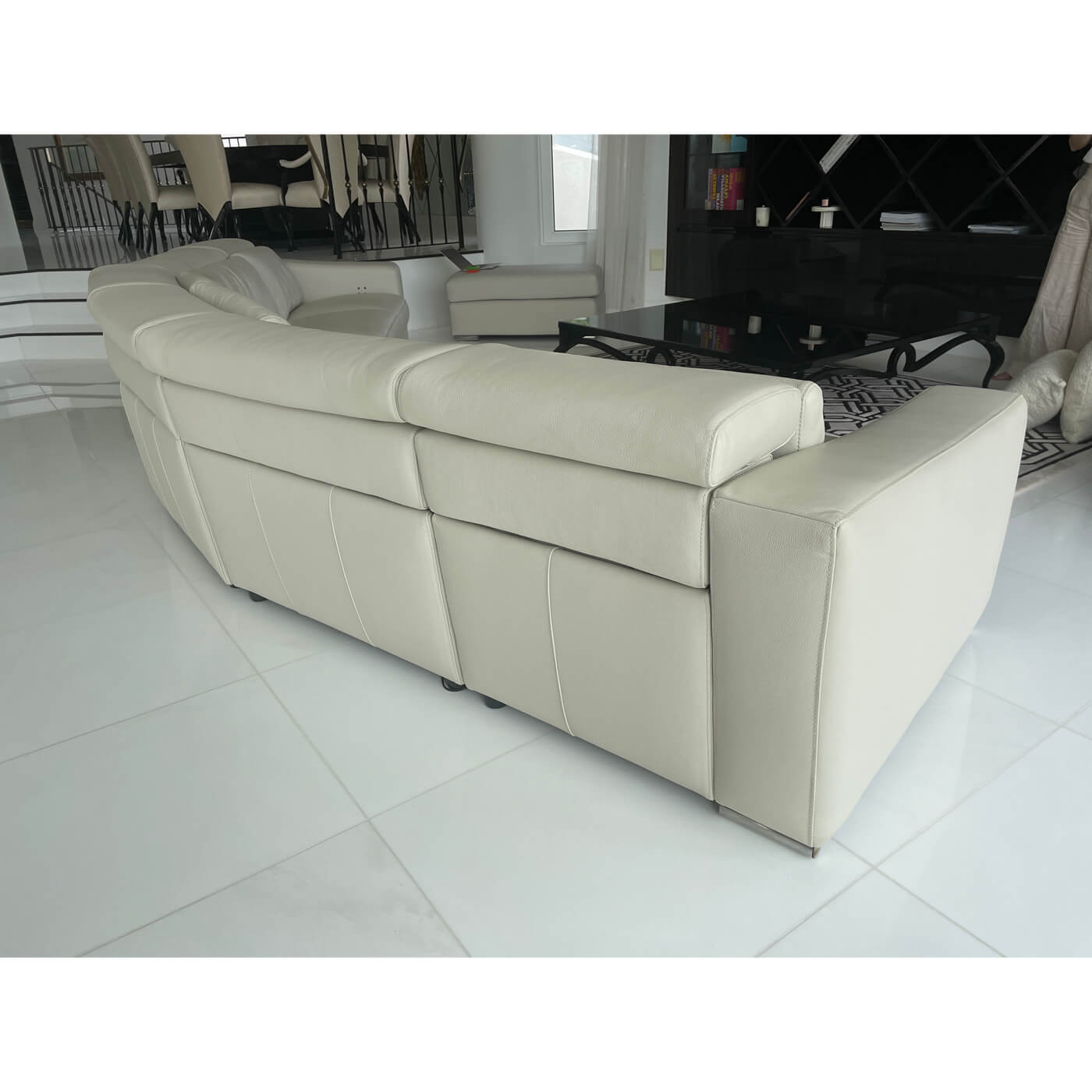 Italian Modular Leather Sofa