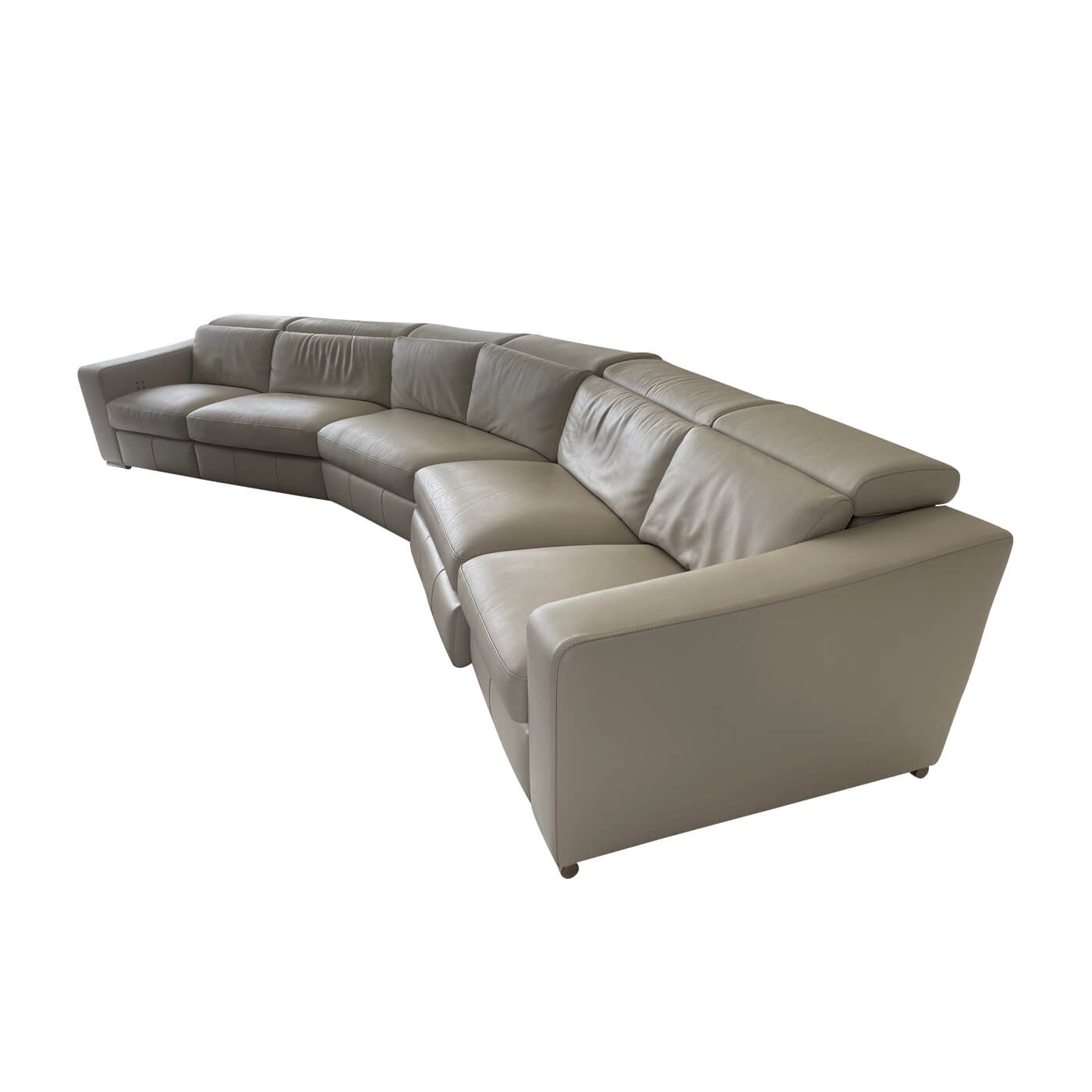 Italian Modular Leather Sofa