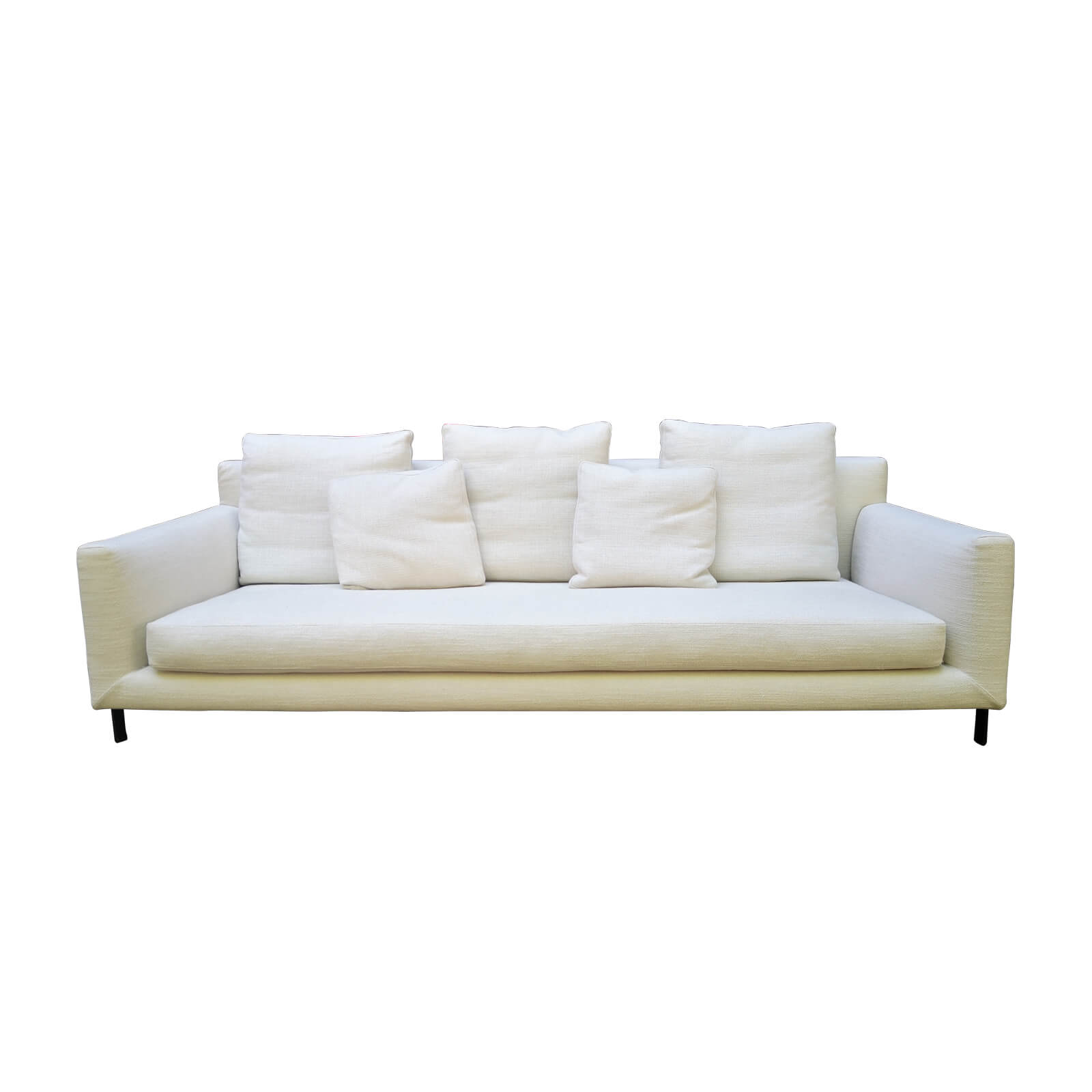 Minotti 3 seater sofa White