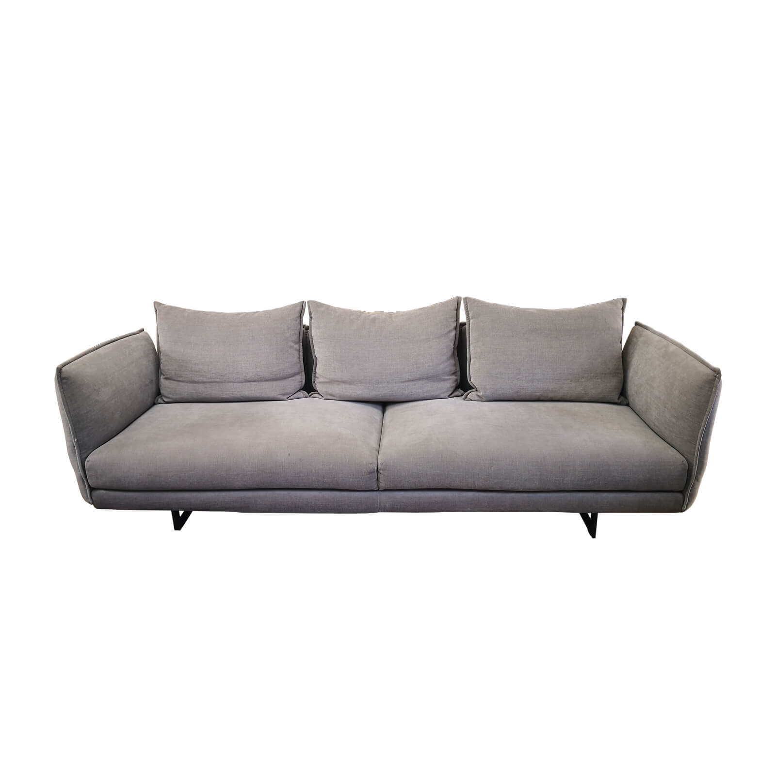 two design lovers Zaza King Living Sofa in Grey