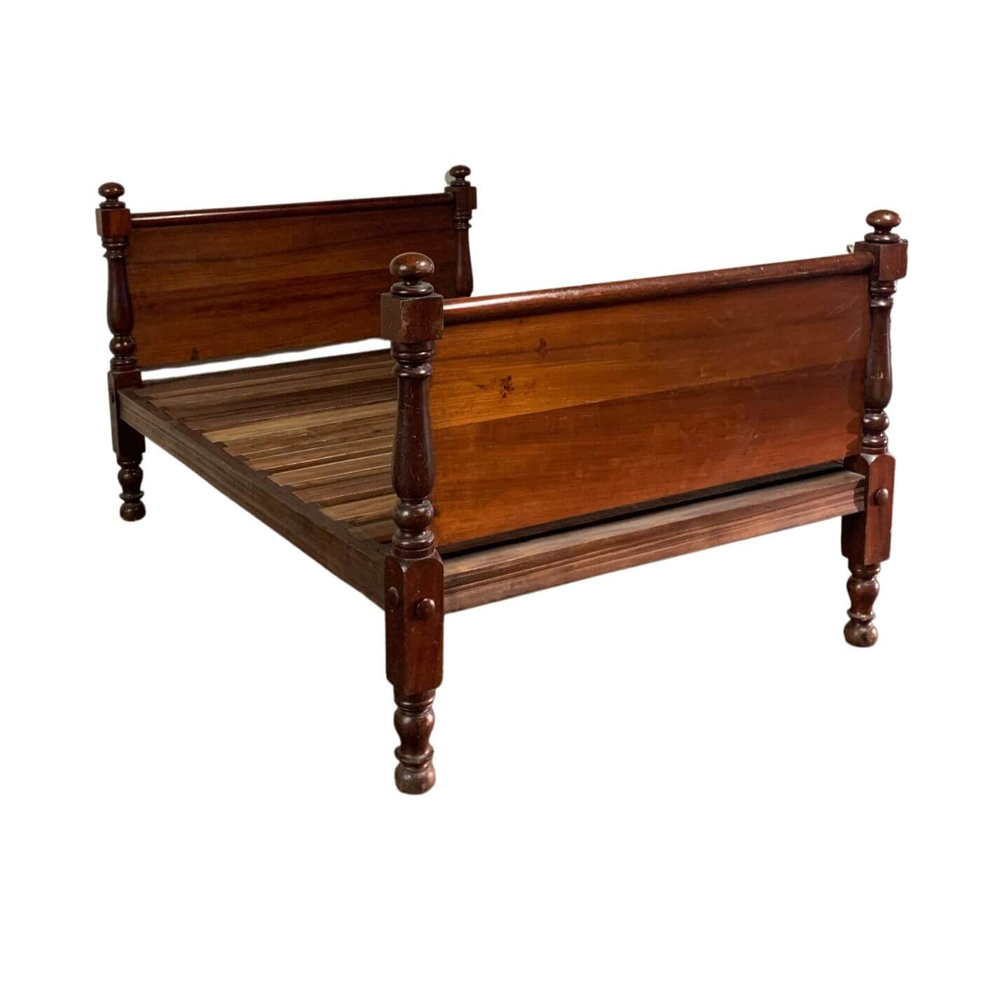 Antique cedar double bed