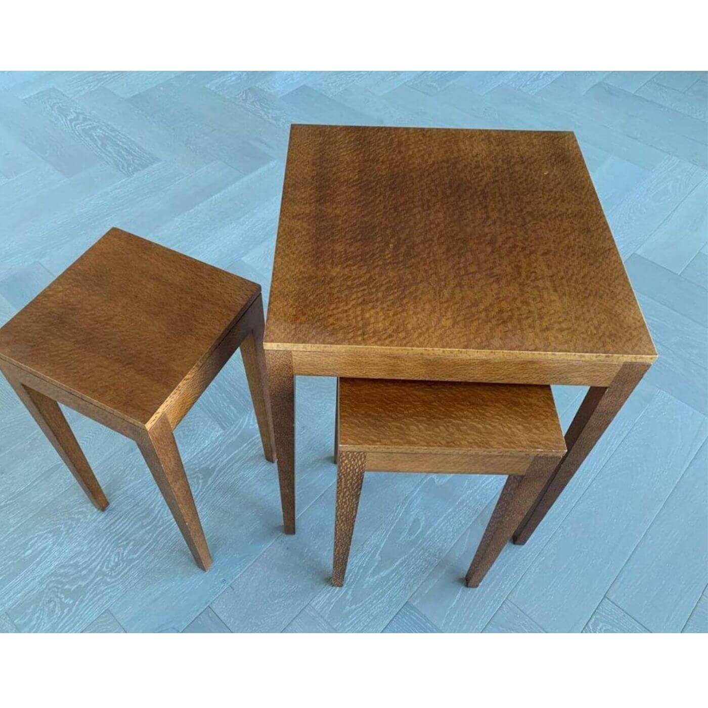 Anton Gerner nest of side tables in silky oak