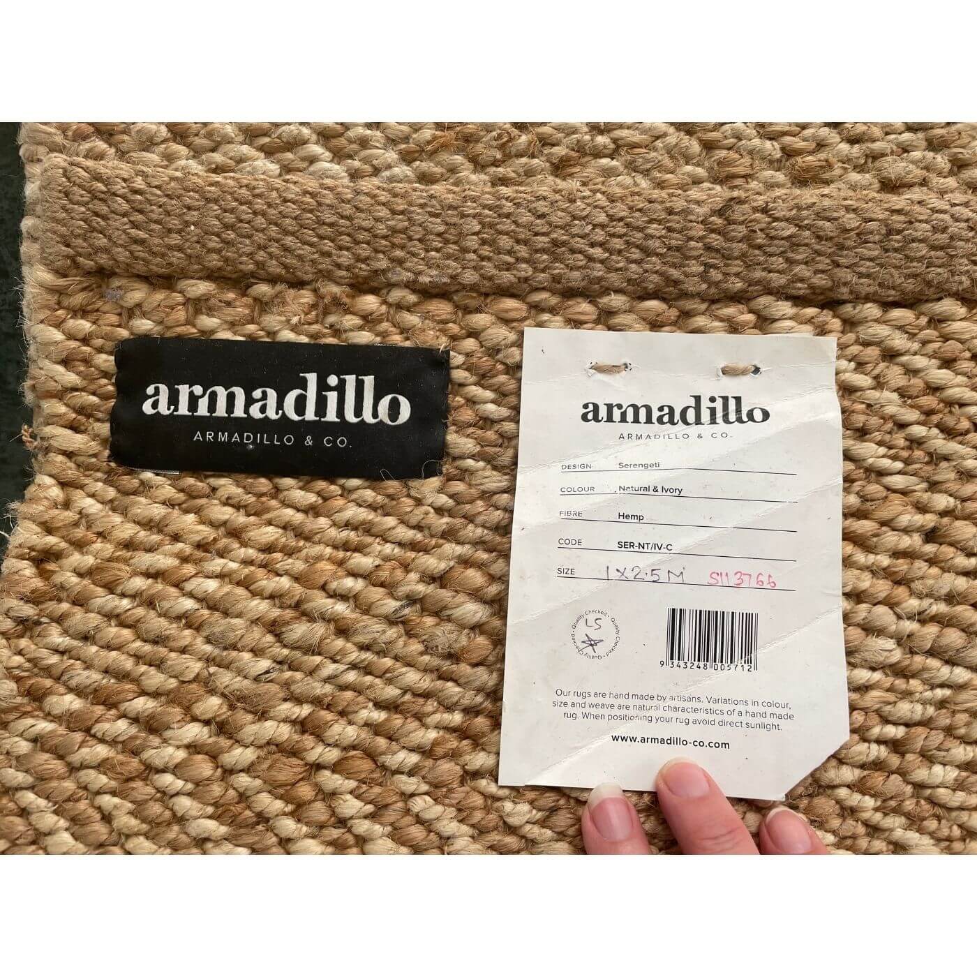 Armadillo Serengeti sisal runner