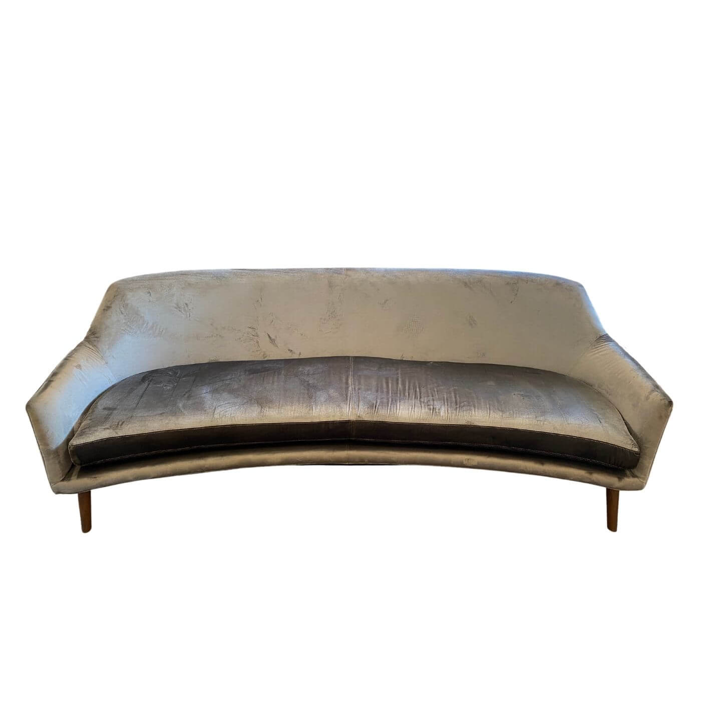 Arthur G Stanley sofa in velvet