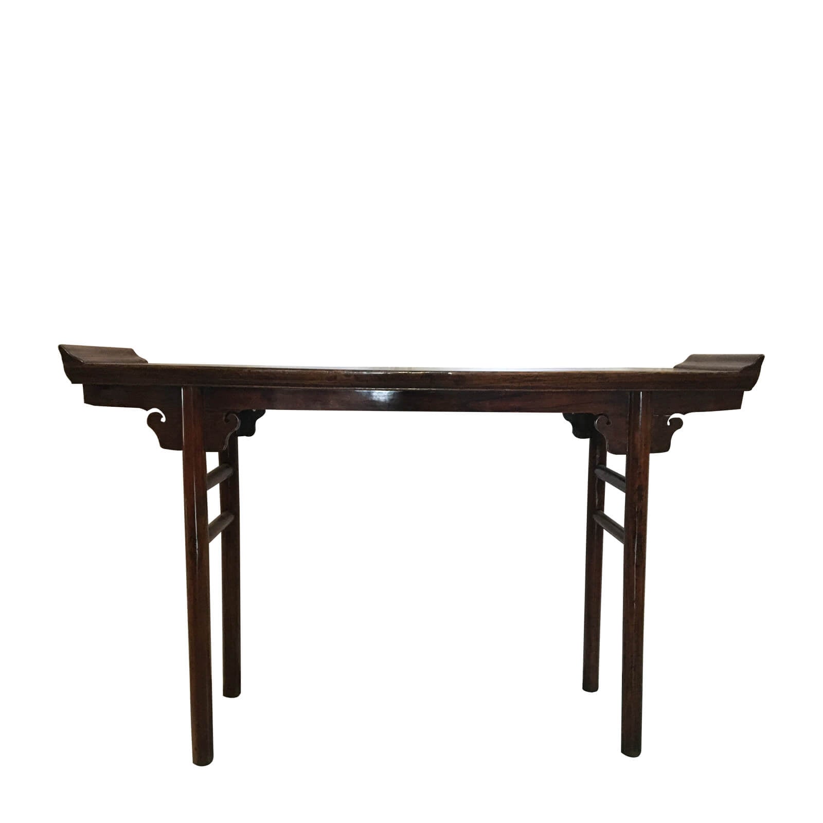 Asian brown console table