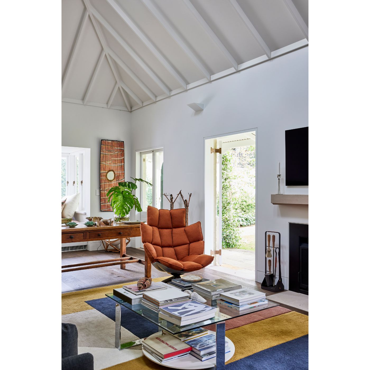 B&B Italia Husk Swivel Armchair with Snug Sides and Headrest