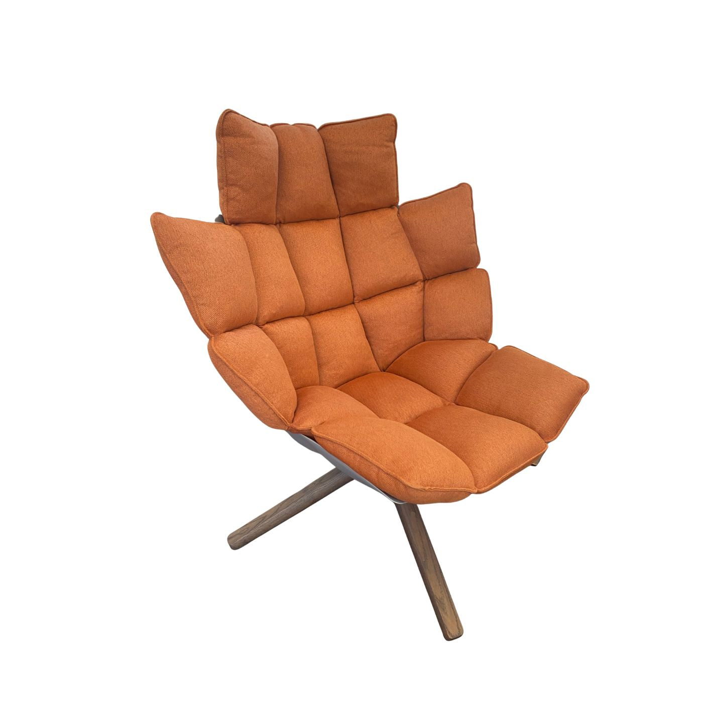 B&B Italia Husk Swivel Armchair with Snug Sides and Headrest