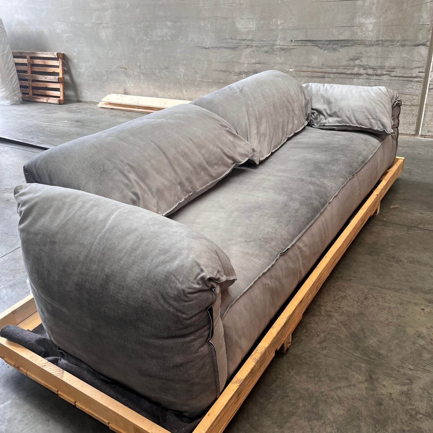 Baxter Casablanca leather sofa