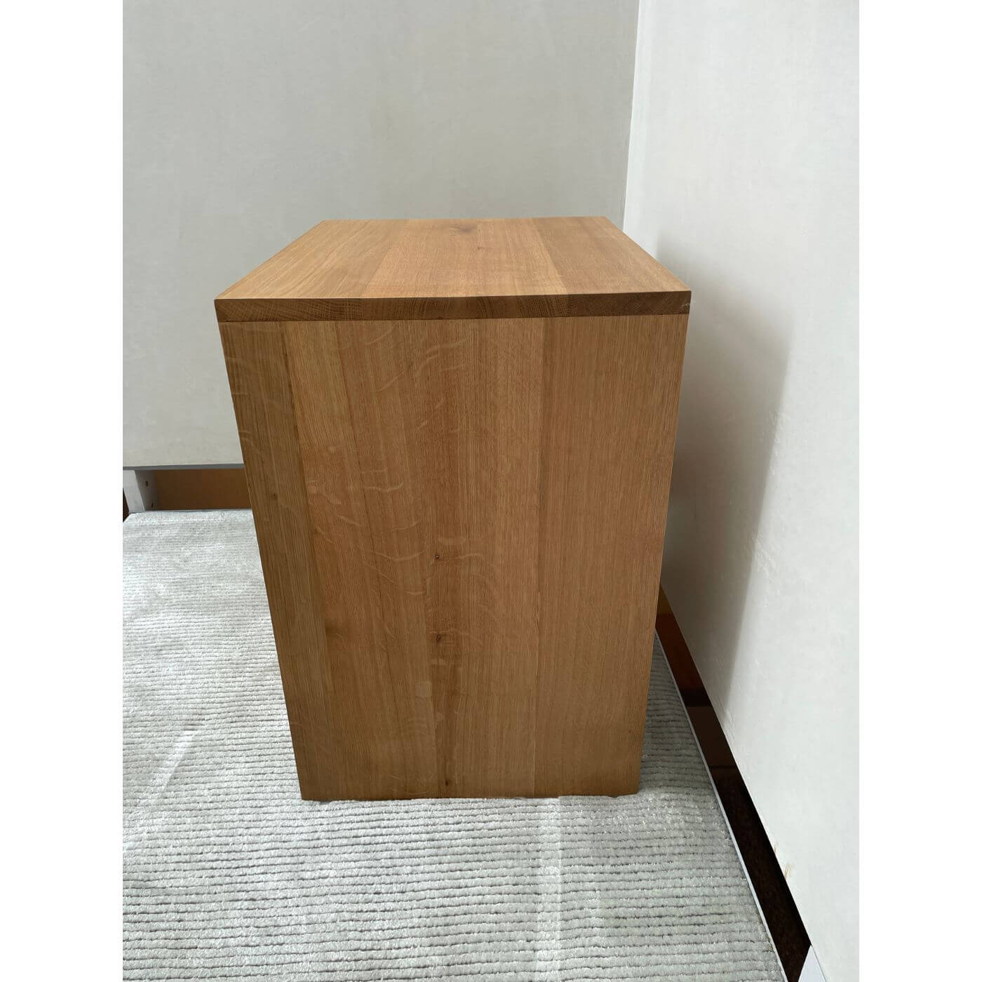 Beachwood american oak bedside tables