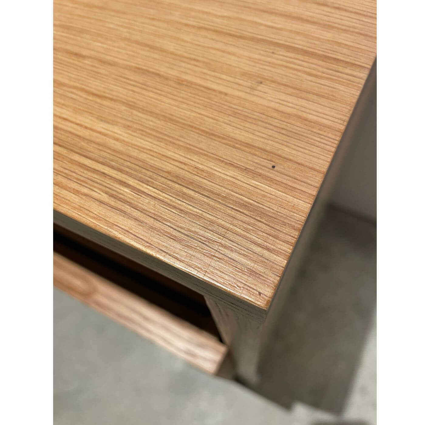 Beachwood american oak bedside tables