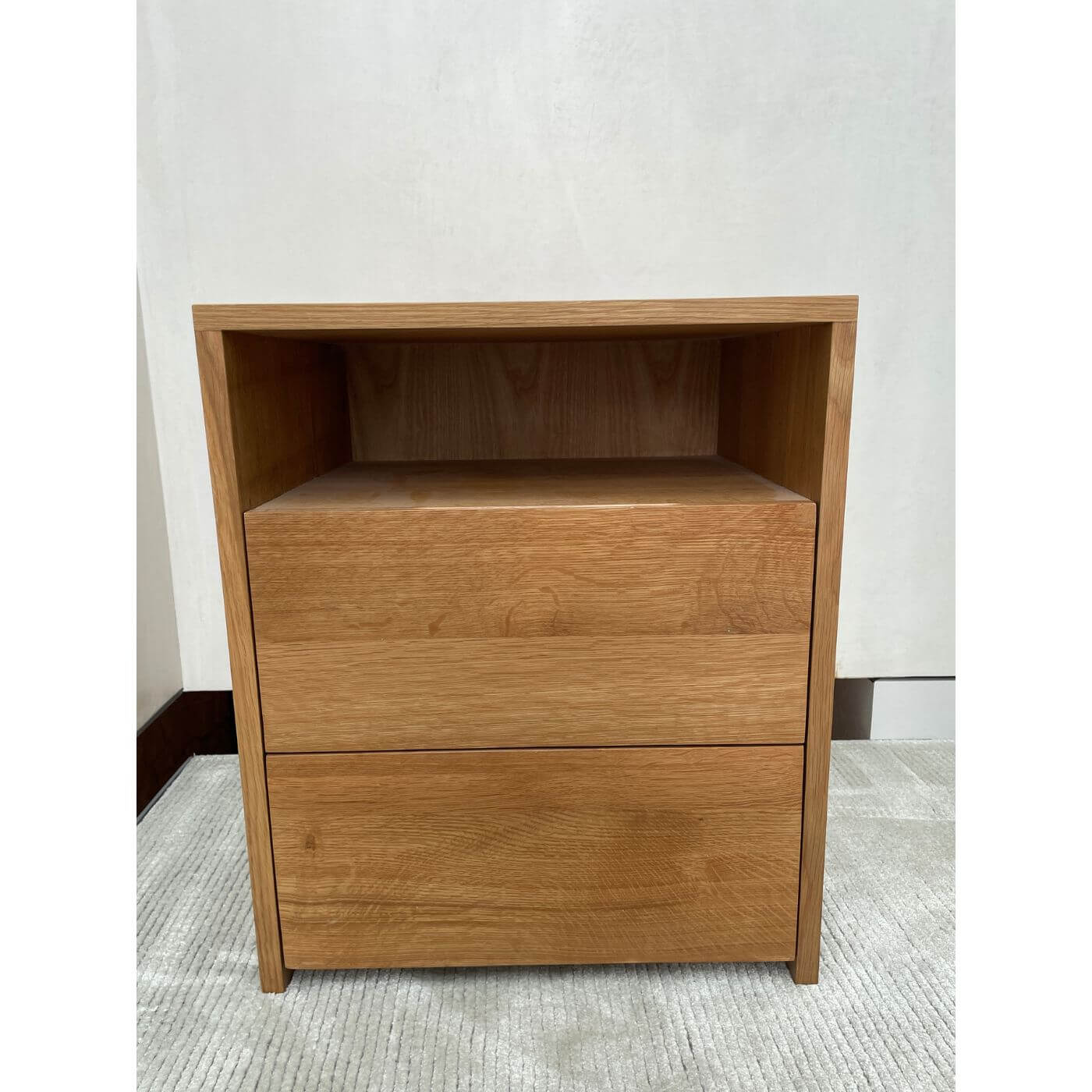 Beachwood american oak bedside tables