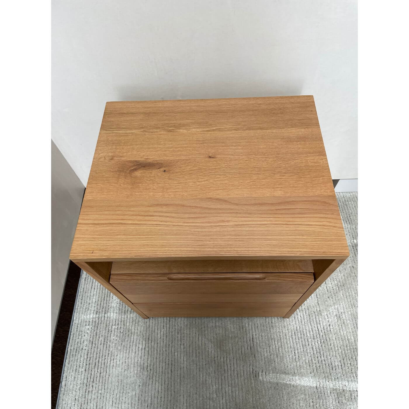 Beachwood american oak bedside tables