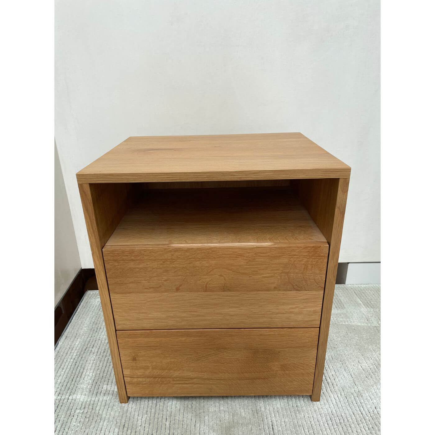 Beachwood american oak bedside tables