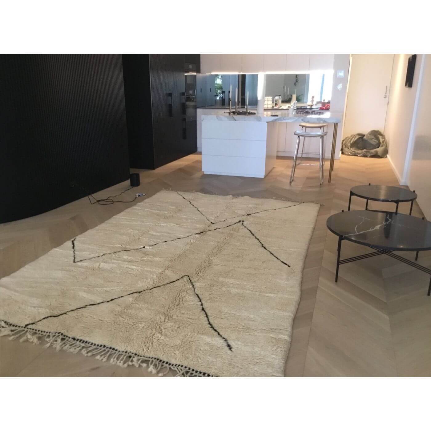 Beni Ourain Sheep Wool Mountain Rug