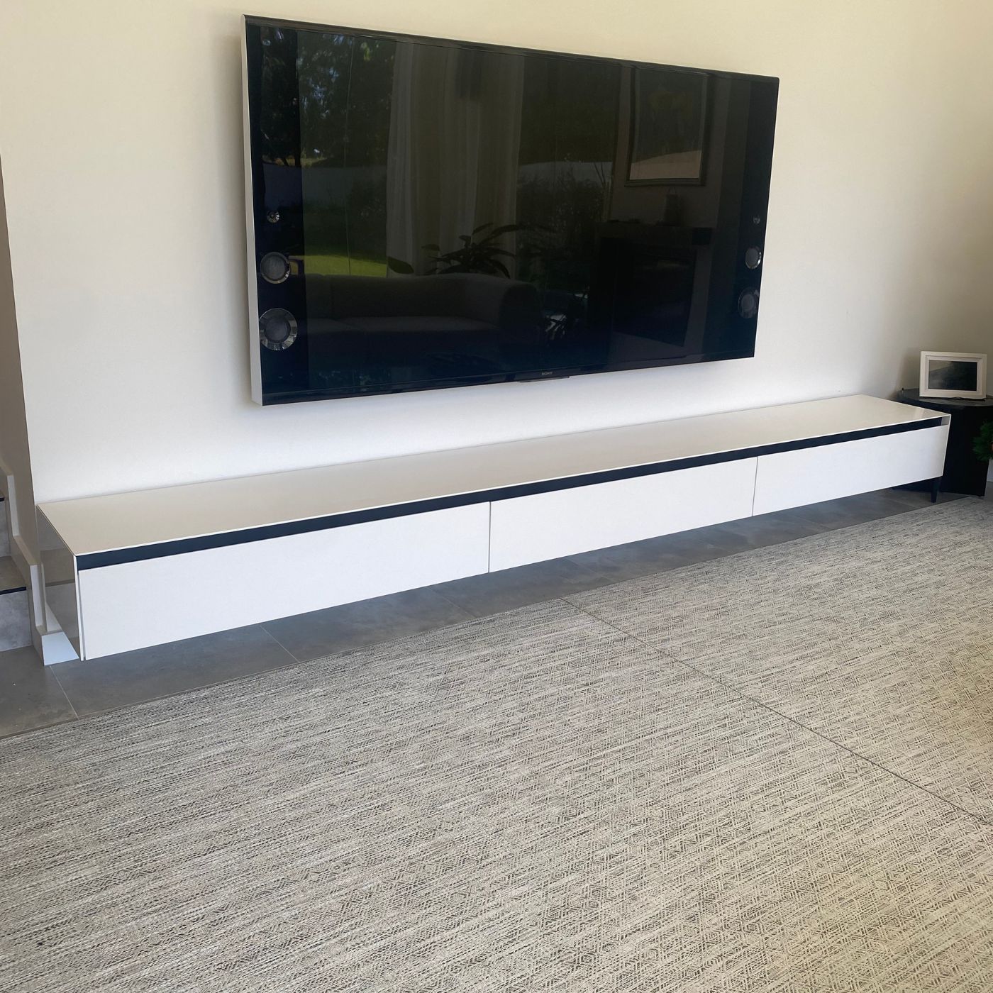 Bespoke Sydneyside Wall Hung Media Unit