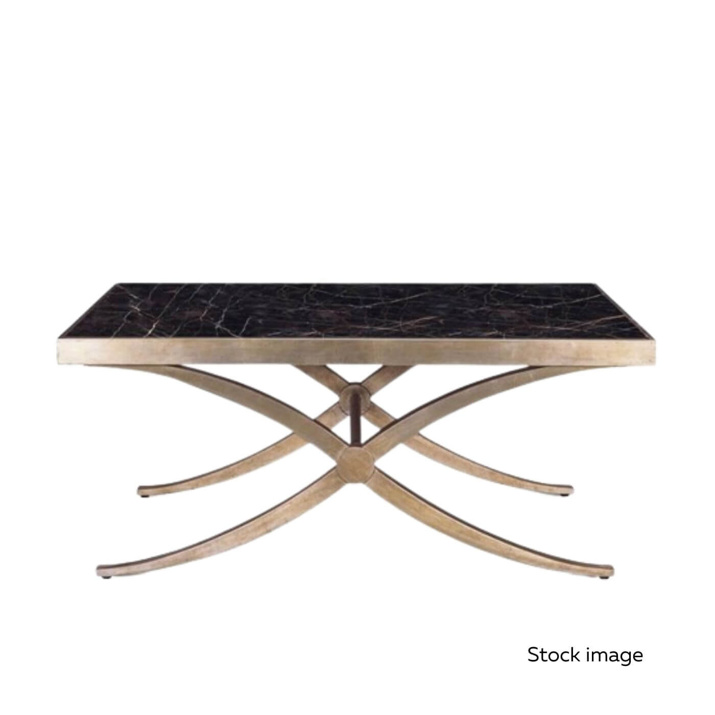 Bolier occasionals cocktail table, black marble