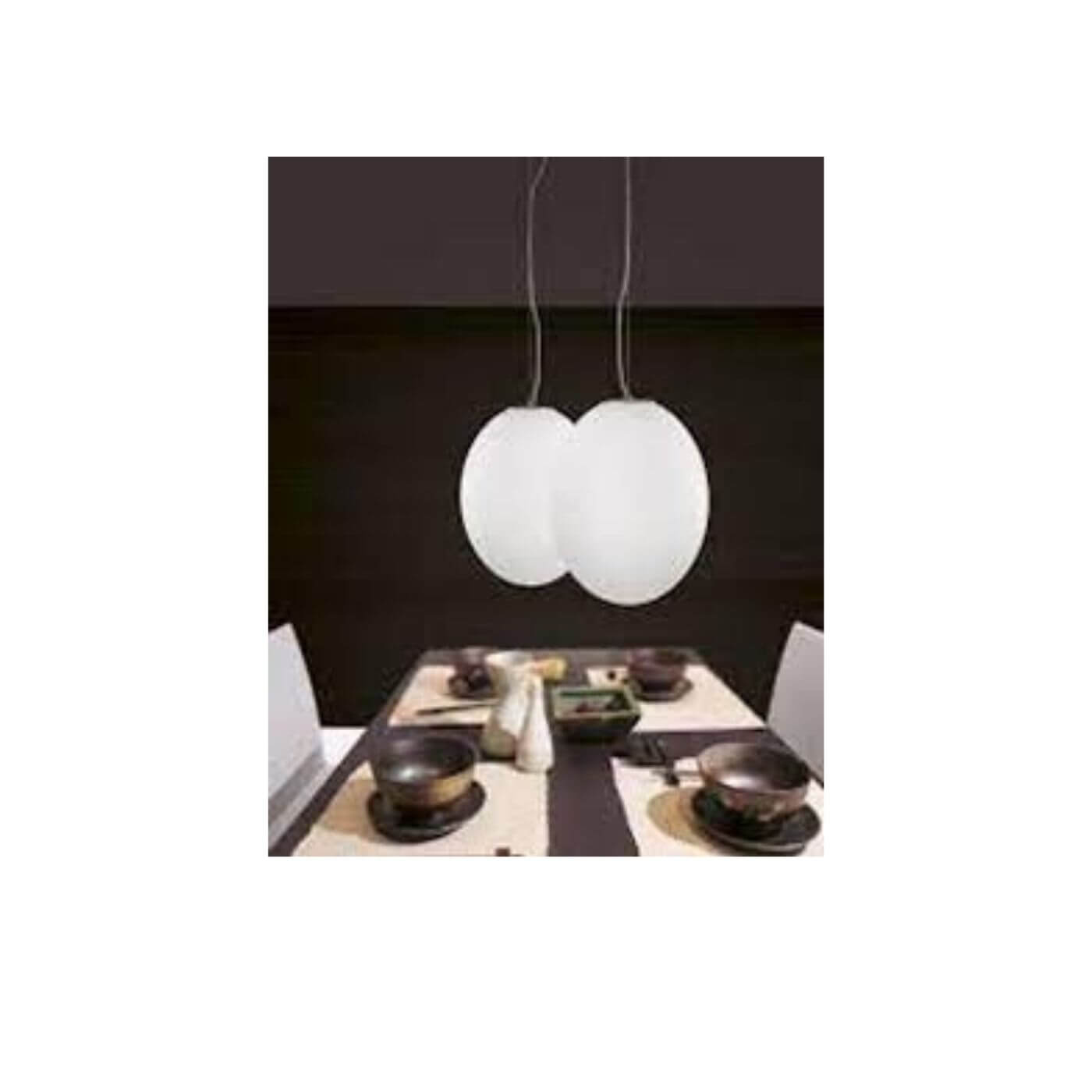 Cattaneo Racket white pendant light