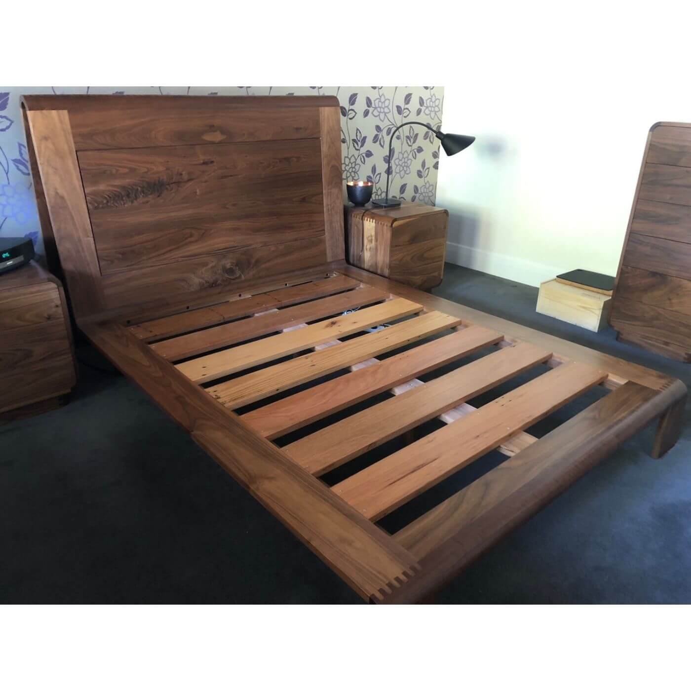 Christian Cole queen bed American Walnut