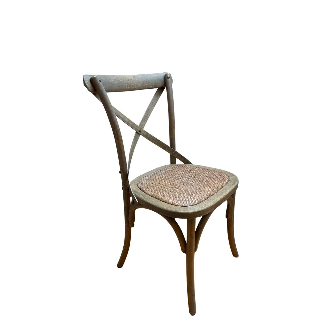 Cross back dining chairs