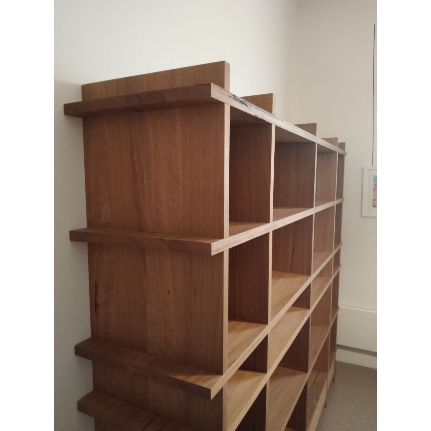 Custom Hardwood Bookcase / Display Shelf