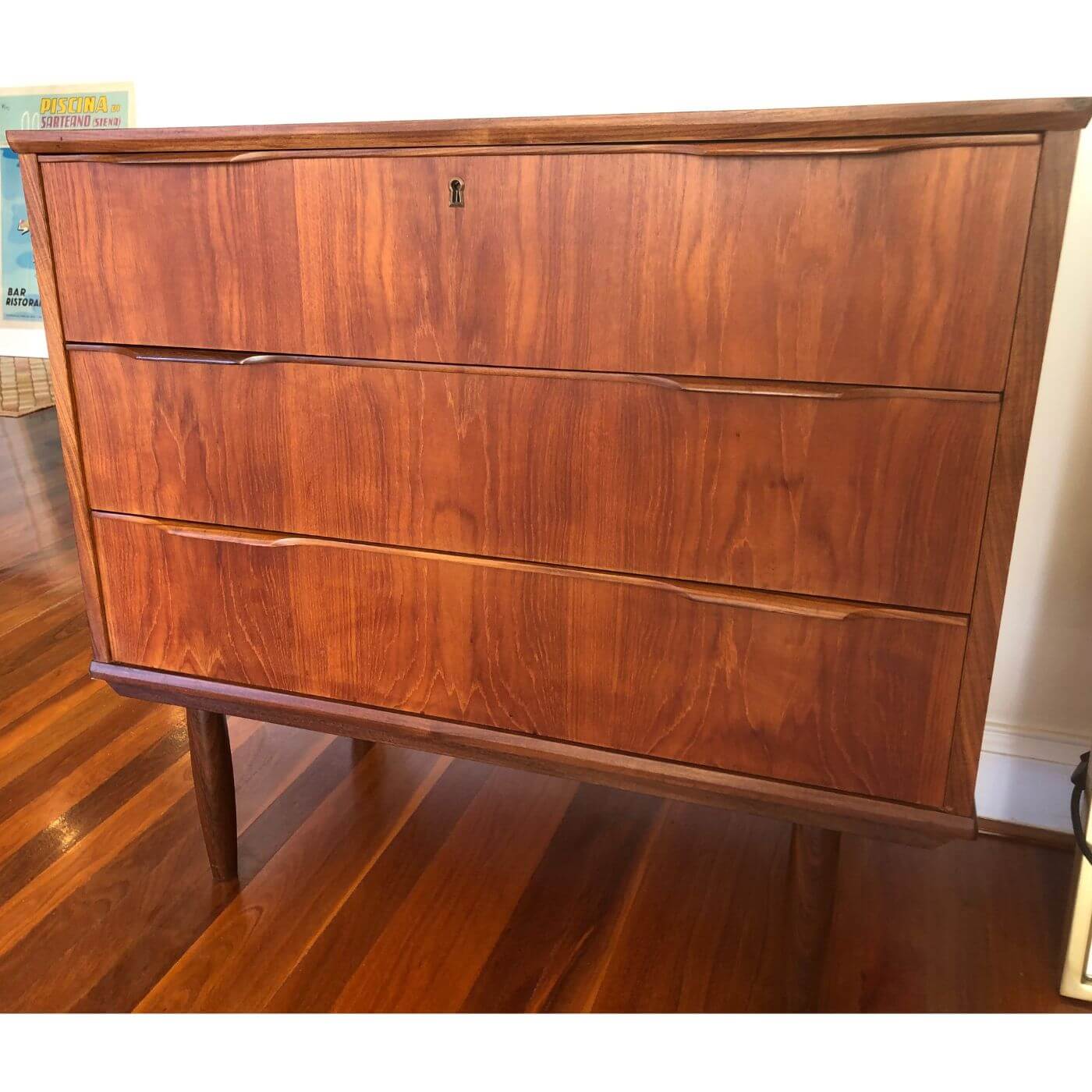 Danish Teak and Mahogany Chest of Drawers