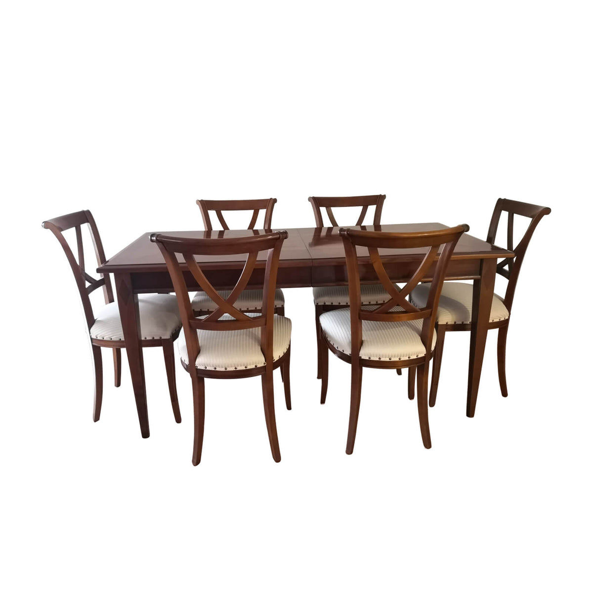Traditional Dining Table and 10 Chairs
