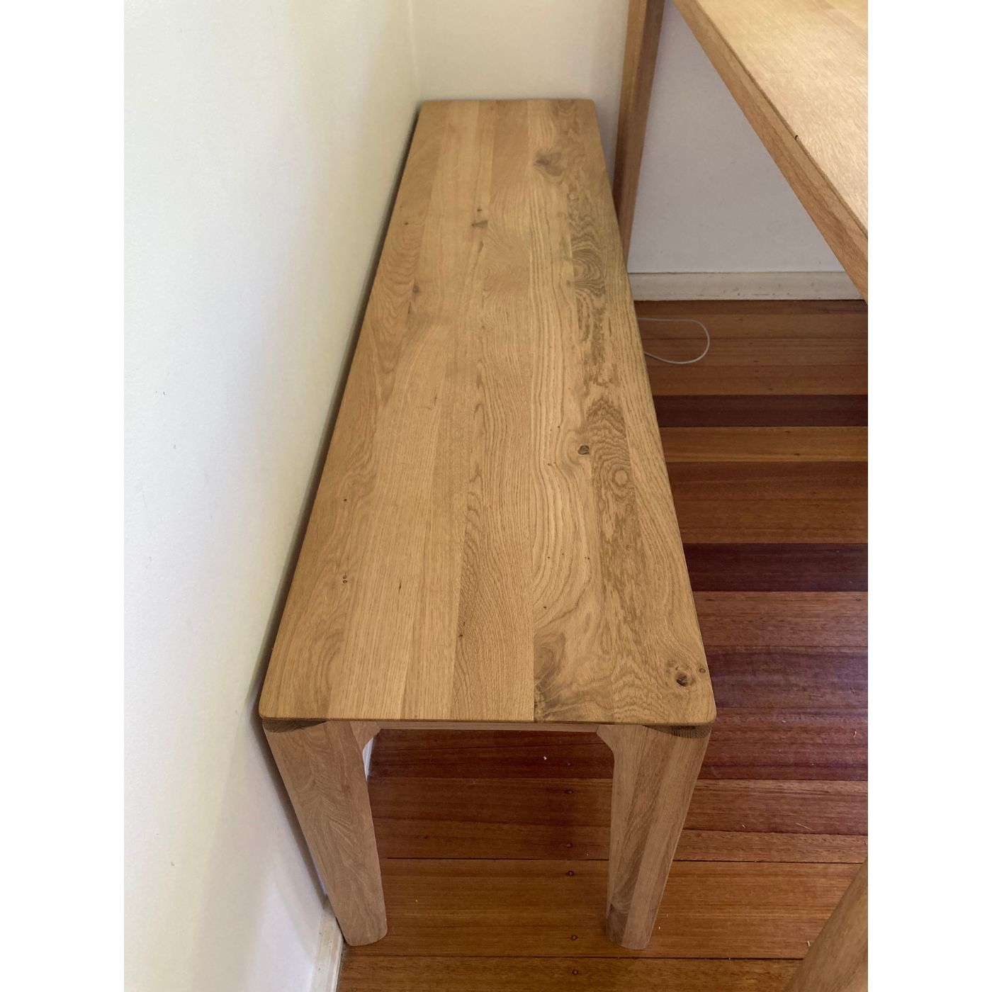 Ethnicraft Bok Oak Dining Table and benches