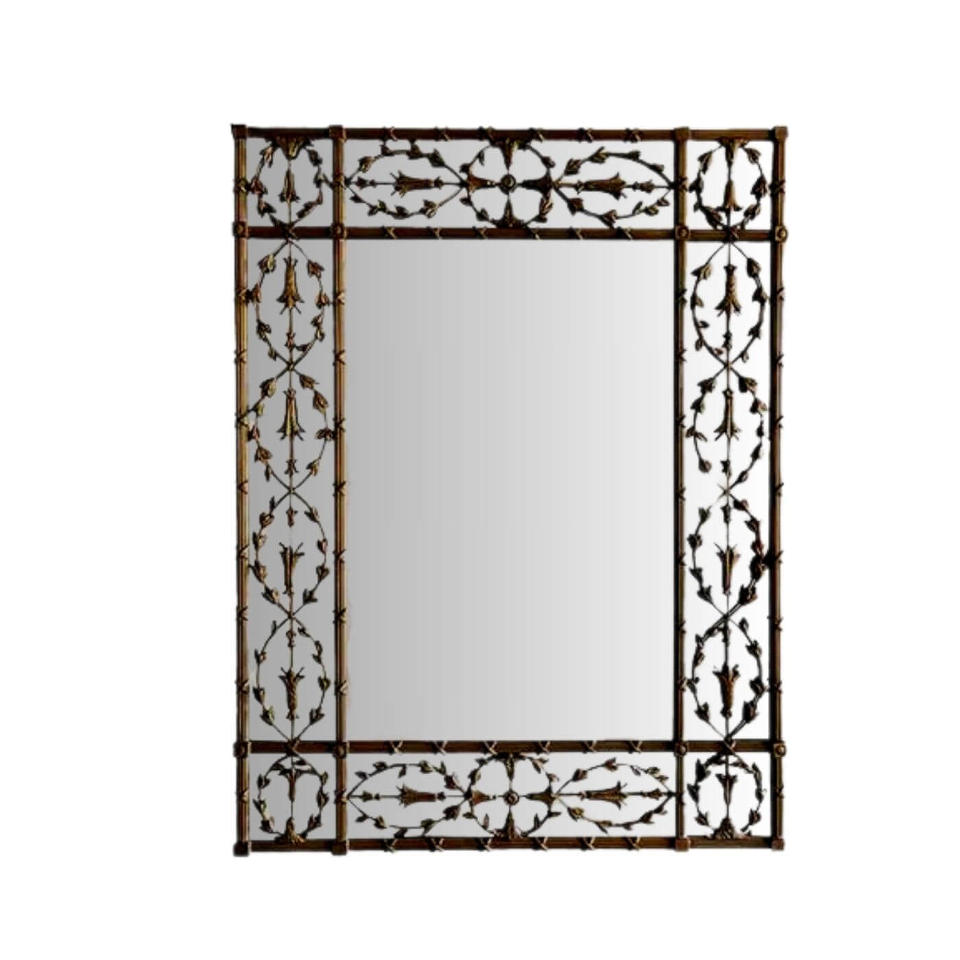 Fleur Petal Iron Mirror