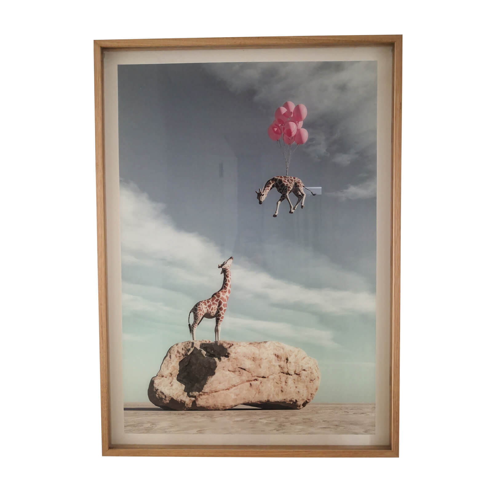 framed photomontage prints safari animals