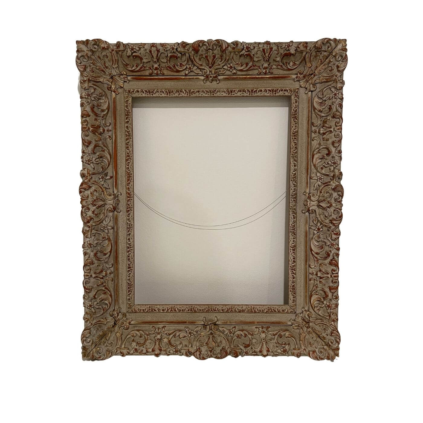 Antique French carved gilt wood frame