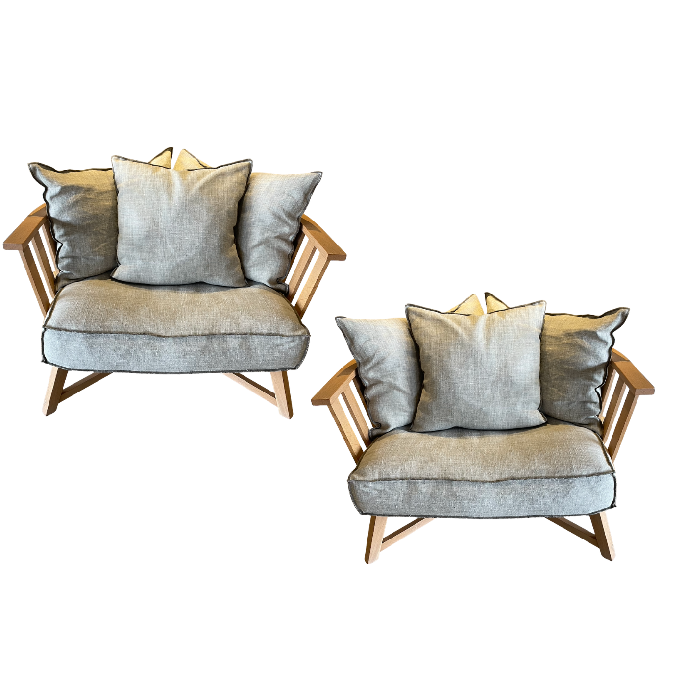 Gervasoni Gray 07 Armchairs, set of 2