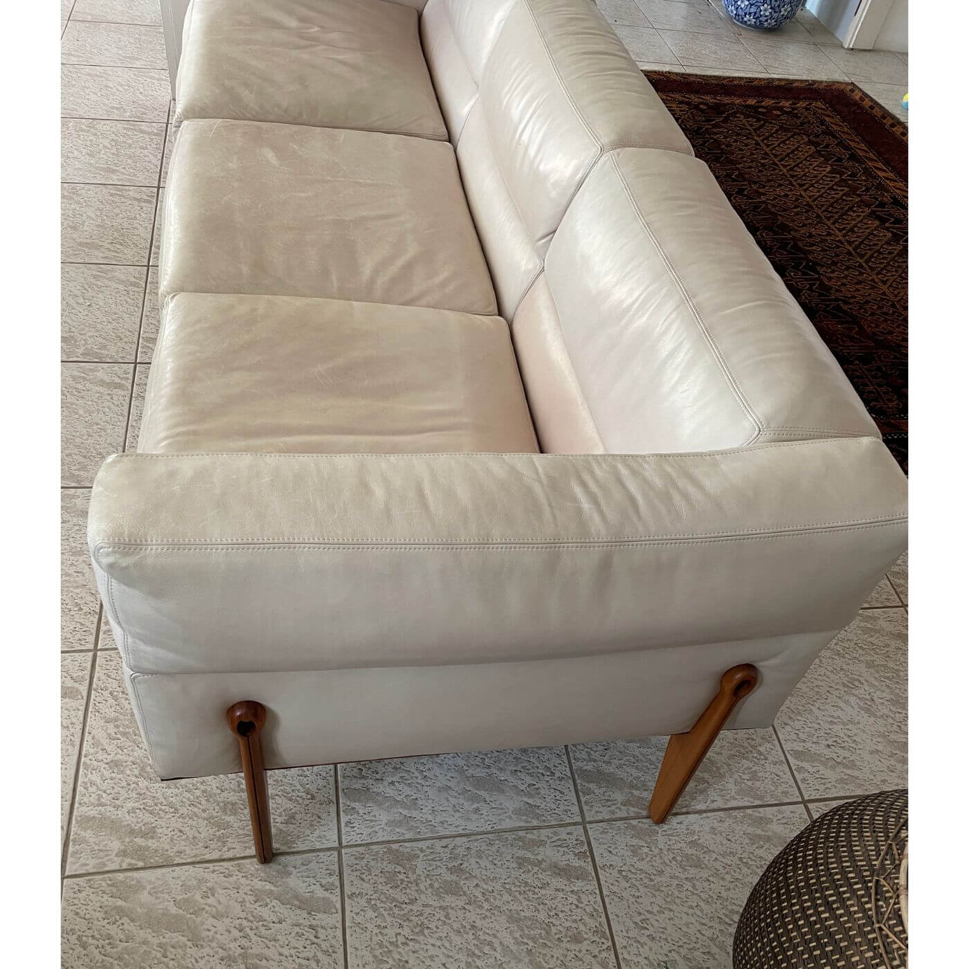 Giorgetti Ago Sofa, Aniline Leather (RRP c$22,000)