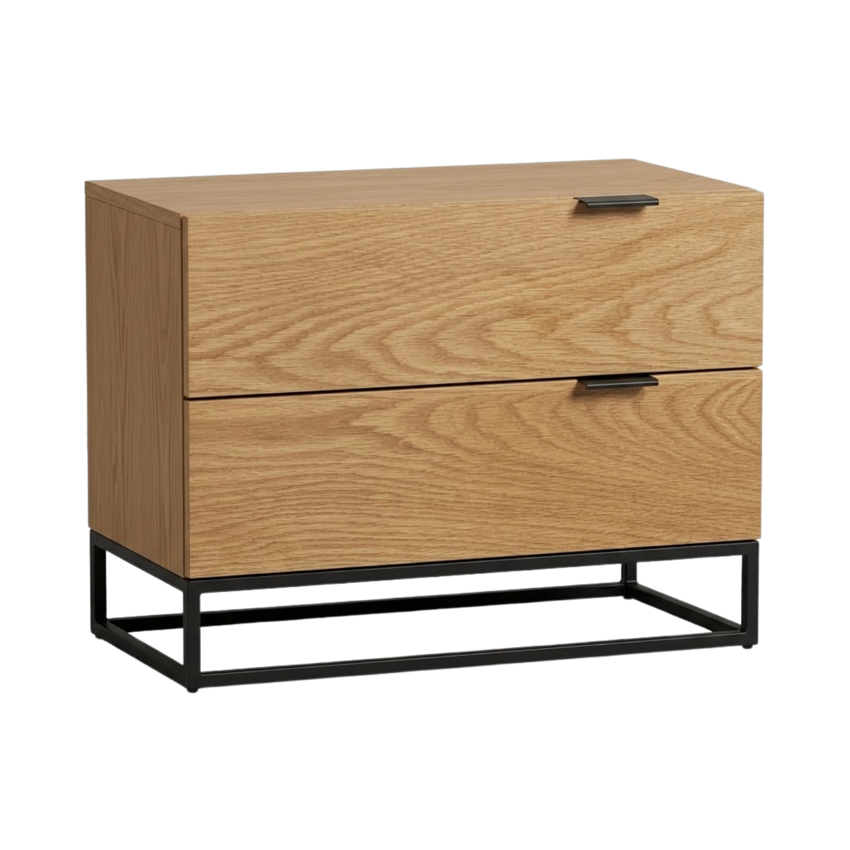 Globe West Timber Bedside Tables, pair