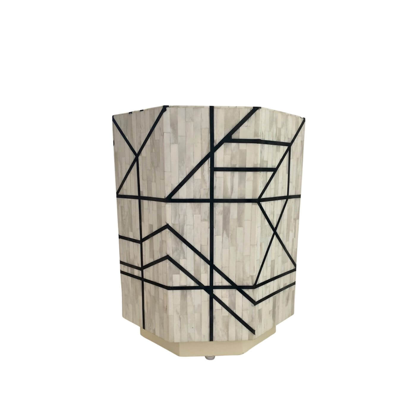 Globe West Taj Bone Inlay Side Table (RRP $1,340)