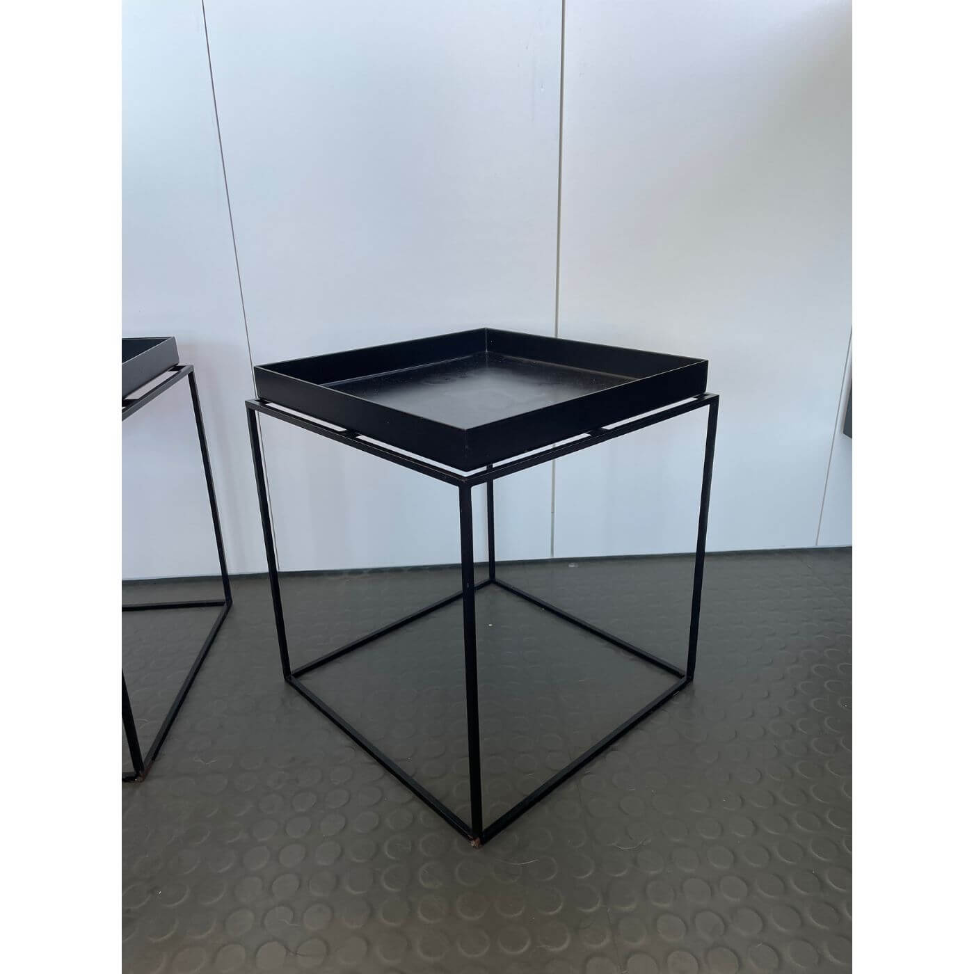 HAY tray side tables, pair