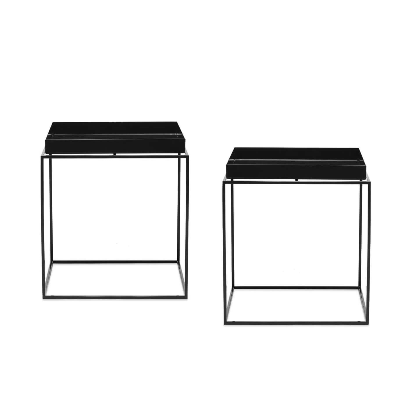 HAY tray side tables, pair