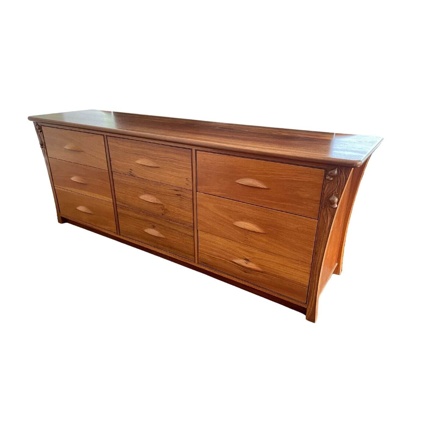 Jarrah chest of drawers or sideboard