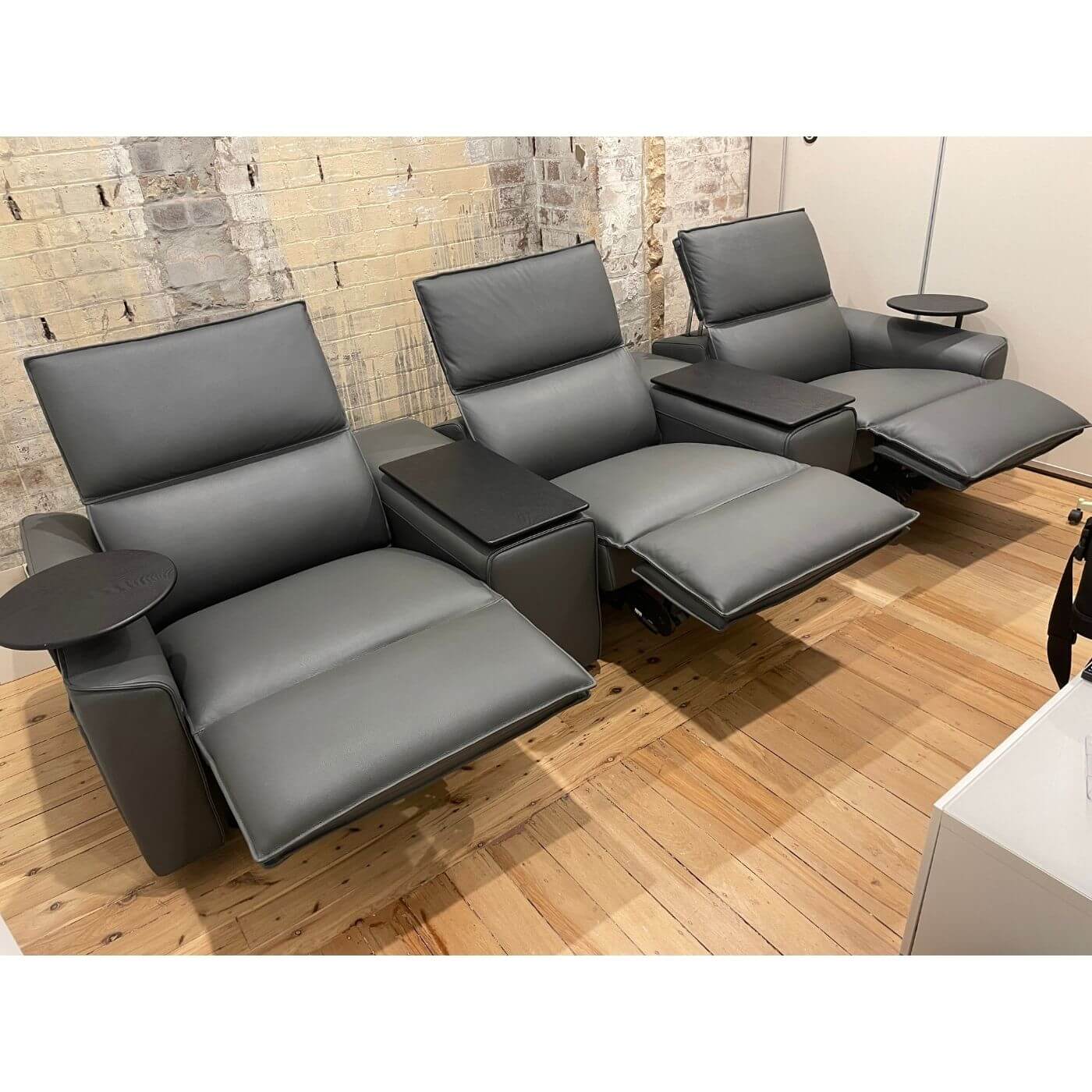 King Living Cloud recliners home theatre