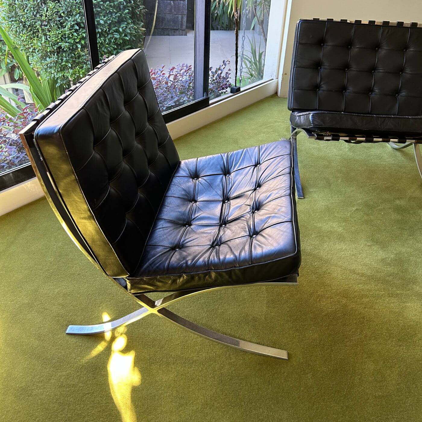 Vintage Knoll Barcelona chairs