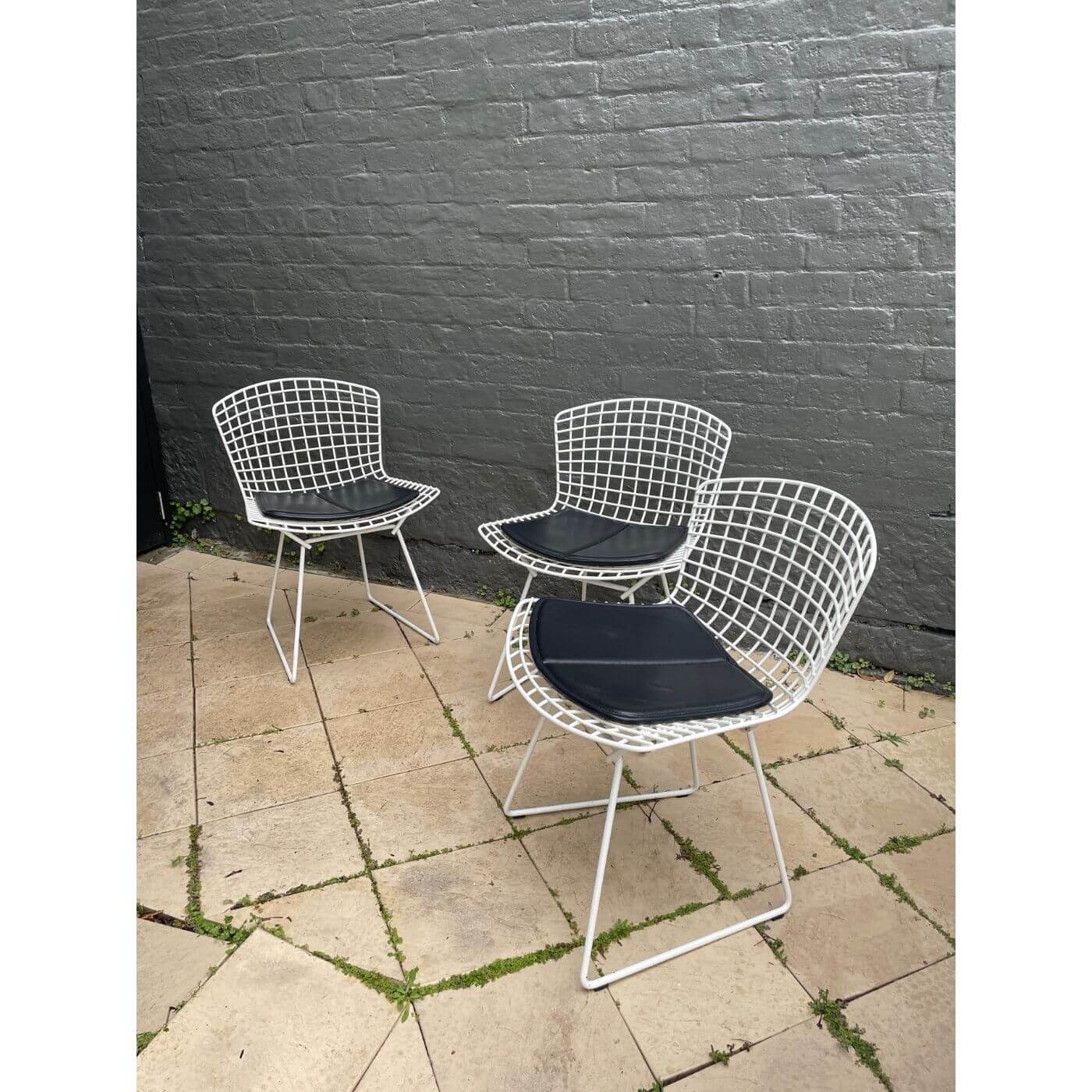 Knoll Bertoia Outdoor dining chair white