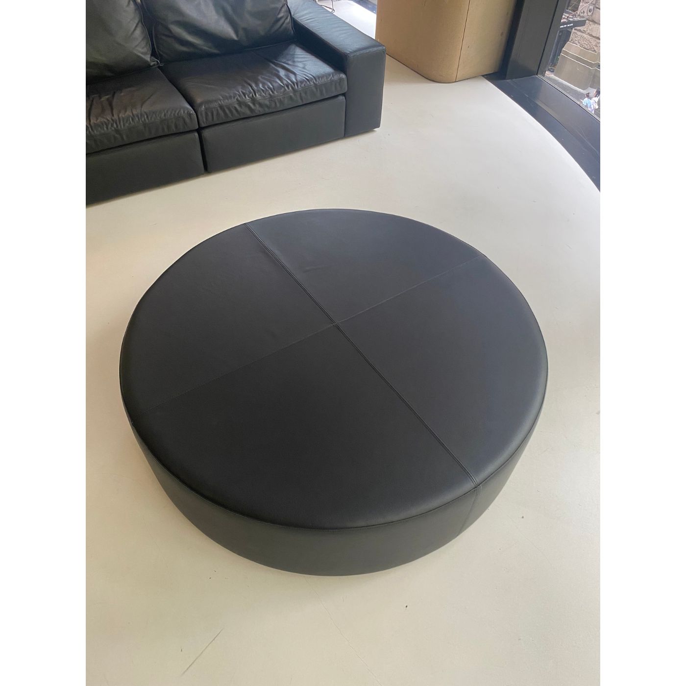 Koskela Leather Ottoman