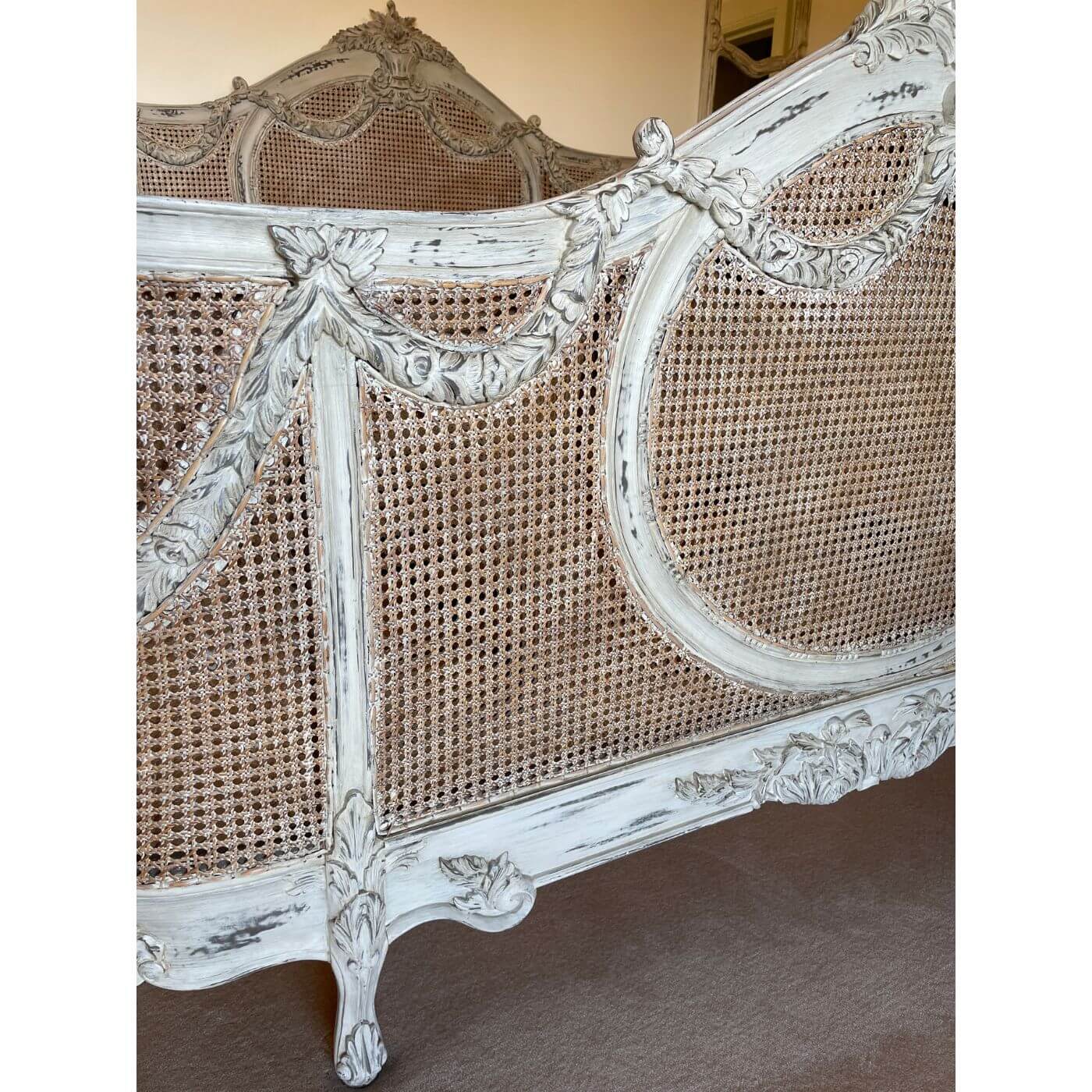 La Maison French Rattan bed