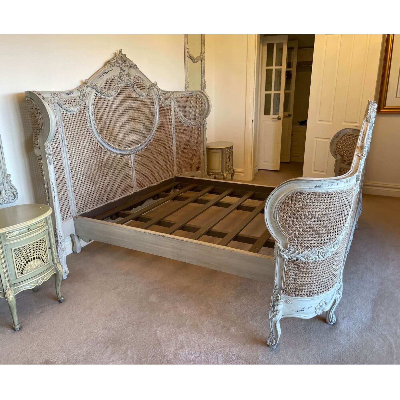 La Maison French Rattan bed