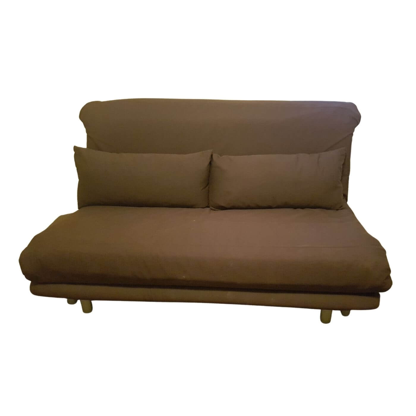 Ligne Roset Multy sofabed in chocolate brown fabric, excellent condition