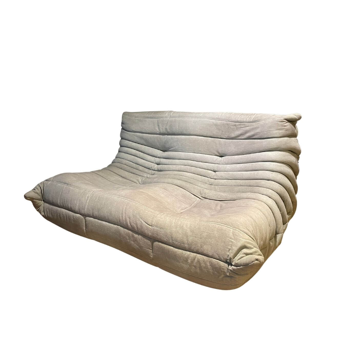 Ligne Roset Togo Small Settee in light grey